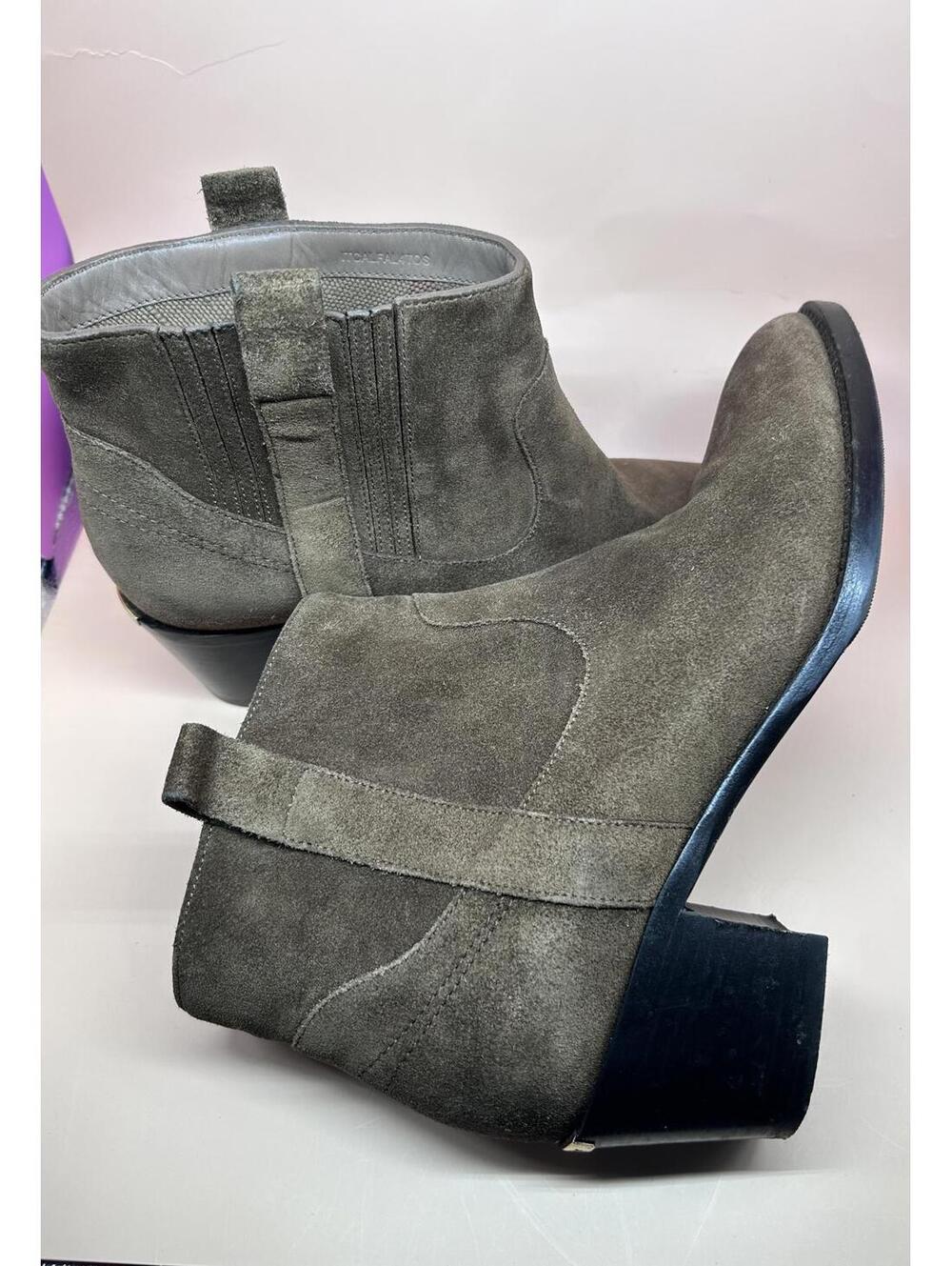 Burberry Prorsum Suede Ankle Boots – Buckle Detail – Women’s Size 39.5